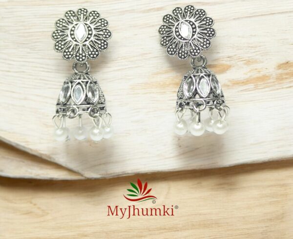 Oxidised Jhumka Earring For Women